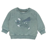 SUPER DINO SWEATSHIRT (PREORDER) - HUXBABY