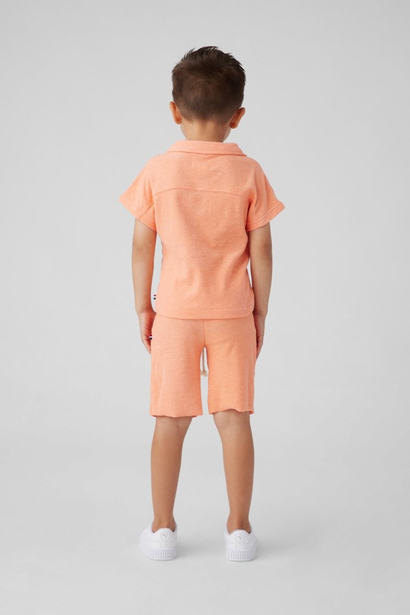 TERRY CABANA BUTTON DOWN TOP (PREORDER) - SOL ANGELES KIDS