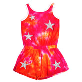 TIE DYE STARS ROMPER - ROMPERS