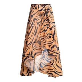 TIGER COVER UP WRAP SKIRT - COVER UPS