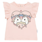 UNICORN HEART FRILL TSHIRT (PREORDER) - HUXBABY
