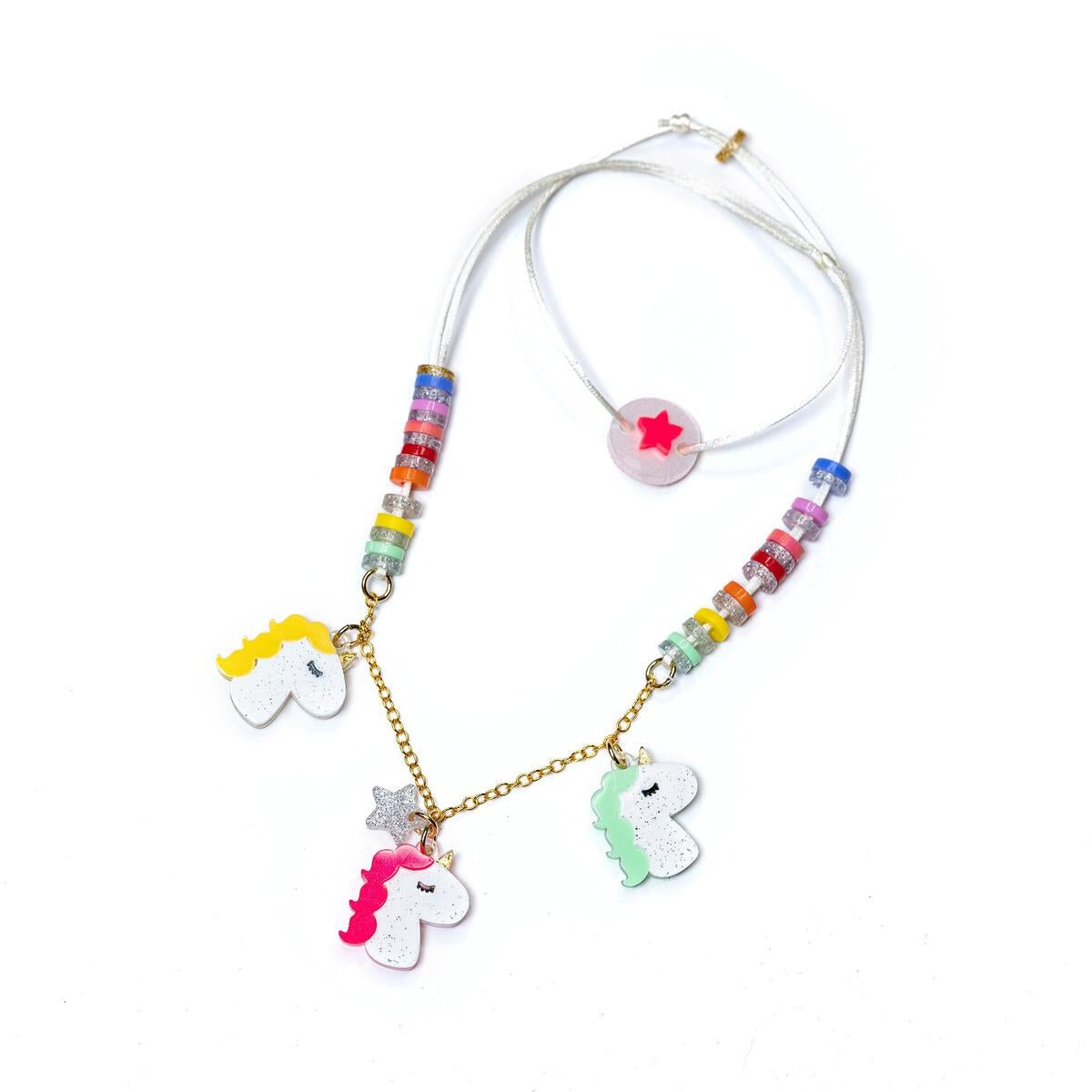 UNICORN NEON NECKLACE - LILIES & ROSES