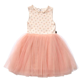 VINTAGE FLOWERS TUTU DRESS - DRESSES