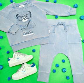 VINTAGE LAKE DROP CROTCH SWEATPANTS - HUXBABY