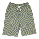 WAVY CHECKERED SHORTS - SHORTS